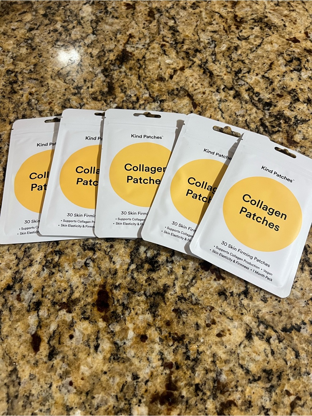 Collagen Patches — 5 packs total ( 30 day supply per pack)